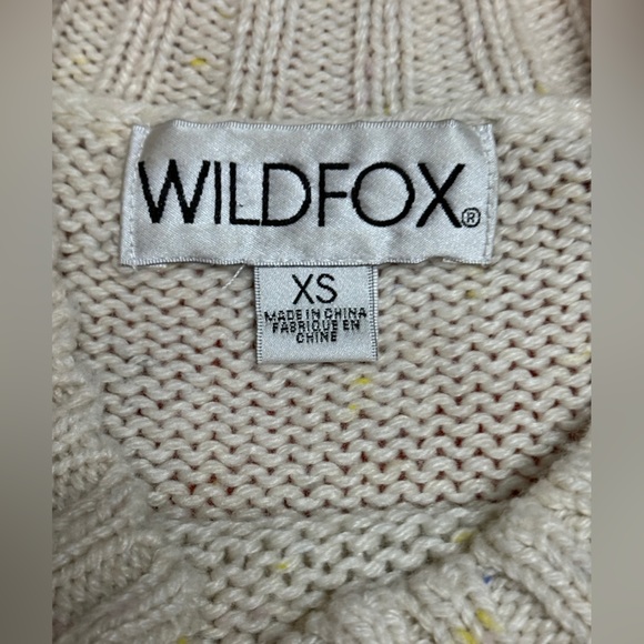 Wildfox Simply Pizza Vineyard Sweater Size XS - Picture 7 of 9